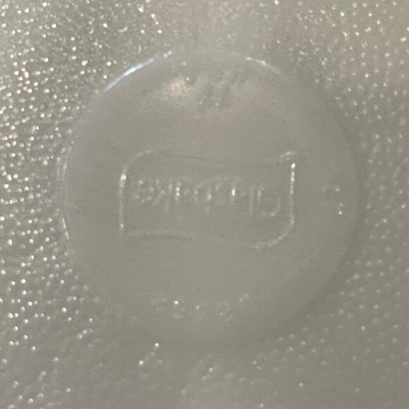 Vintage Glasbake Divide Bakeware Casserole Dish White&Green‎ Flower Pattern - Picture 13 of 13